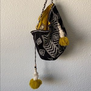 Beaded Anthropologie Crossbody bag